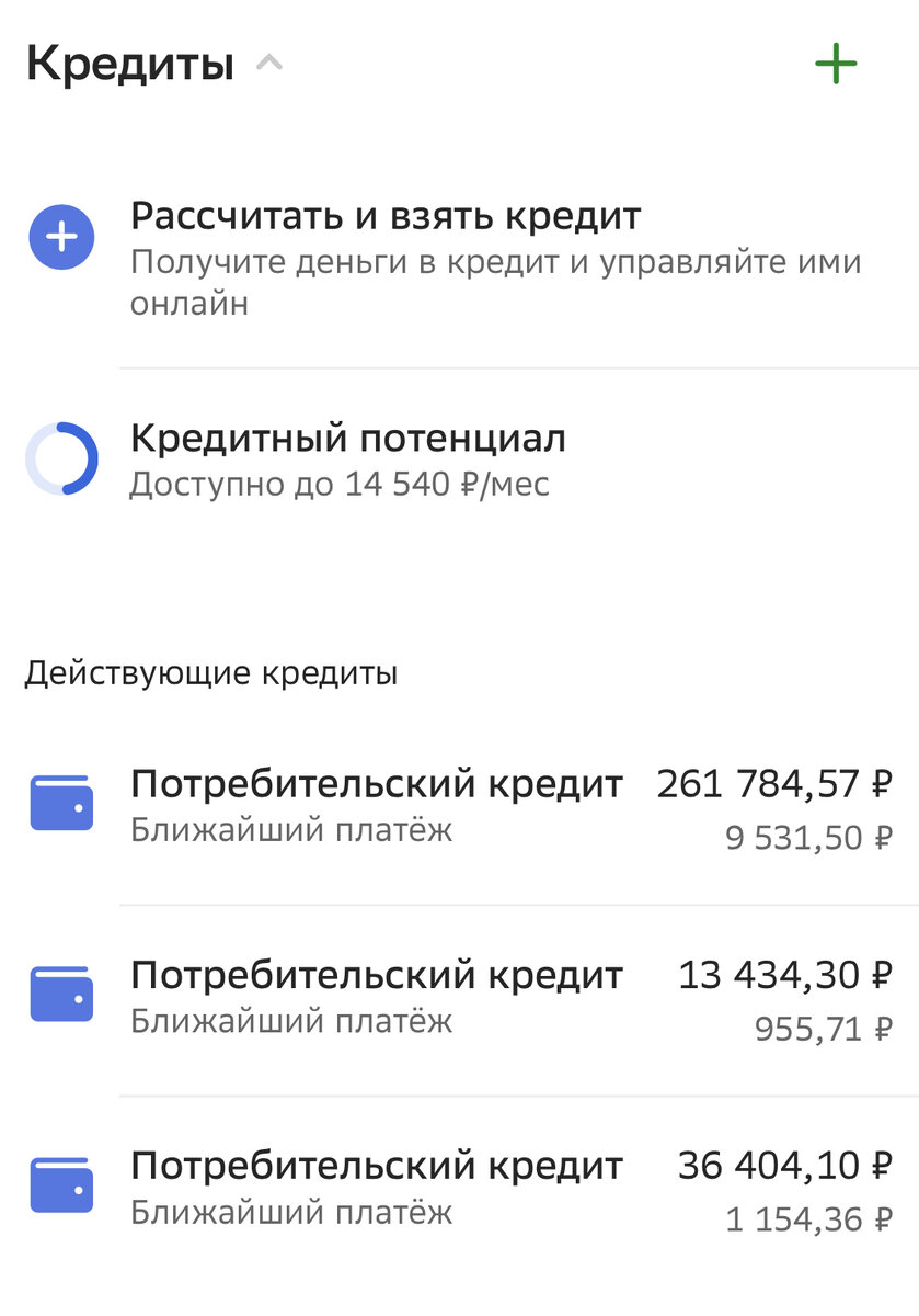 При такой нагрузке брать кредиты еще на 14 540 рублей никакого желания нет!!!