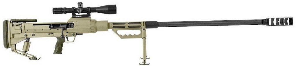 Однозарядная 14,5-мм винтовка Snipex T-Rex