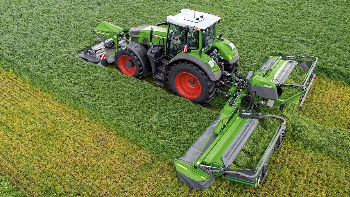 Фото: fendt.com Косилка в работе