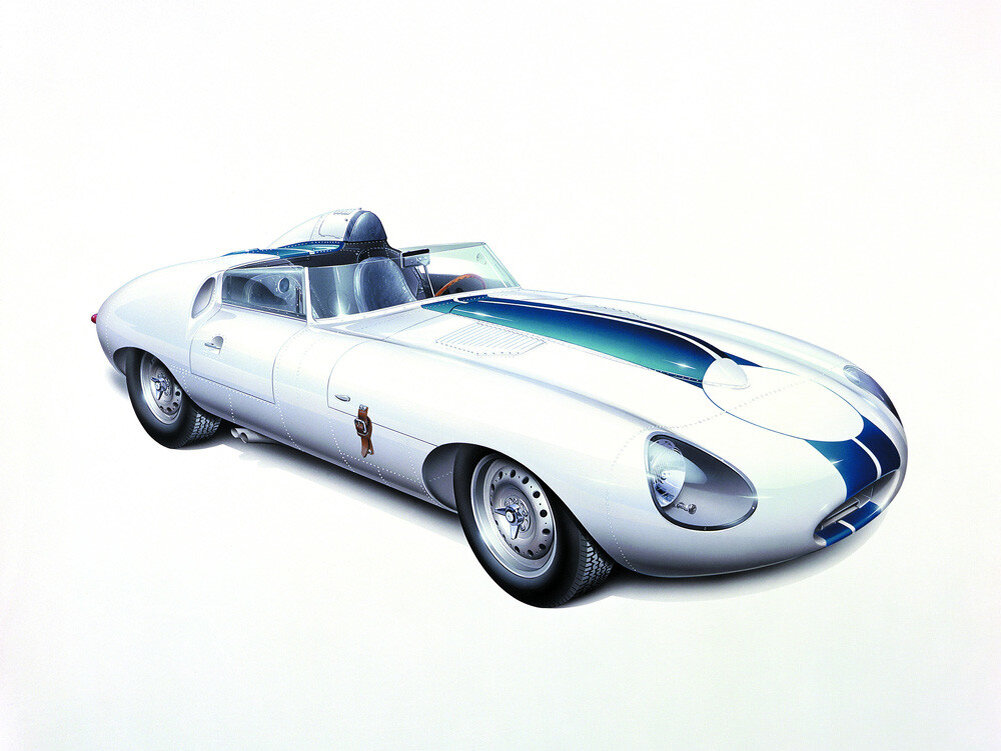 Гоночный Jaguar D-type