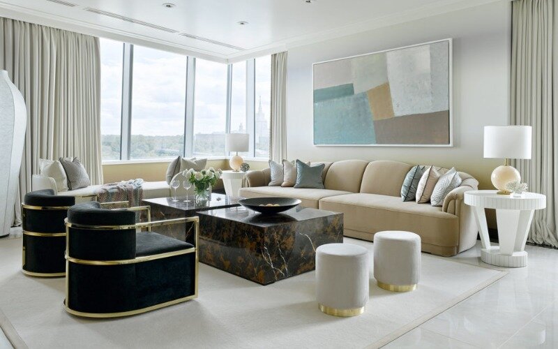 Гостиная. Пуфы от Any-Home.