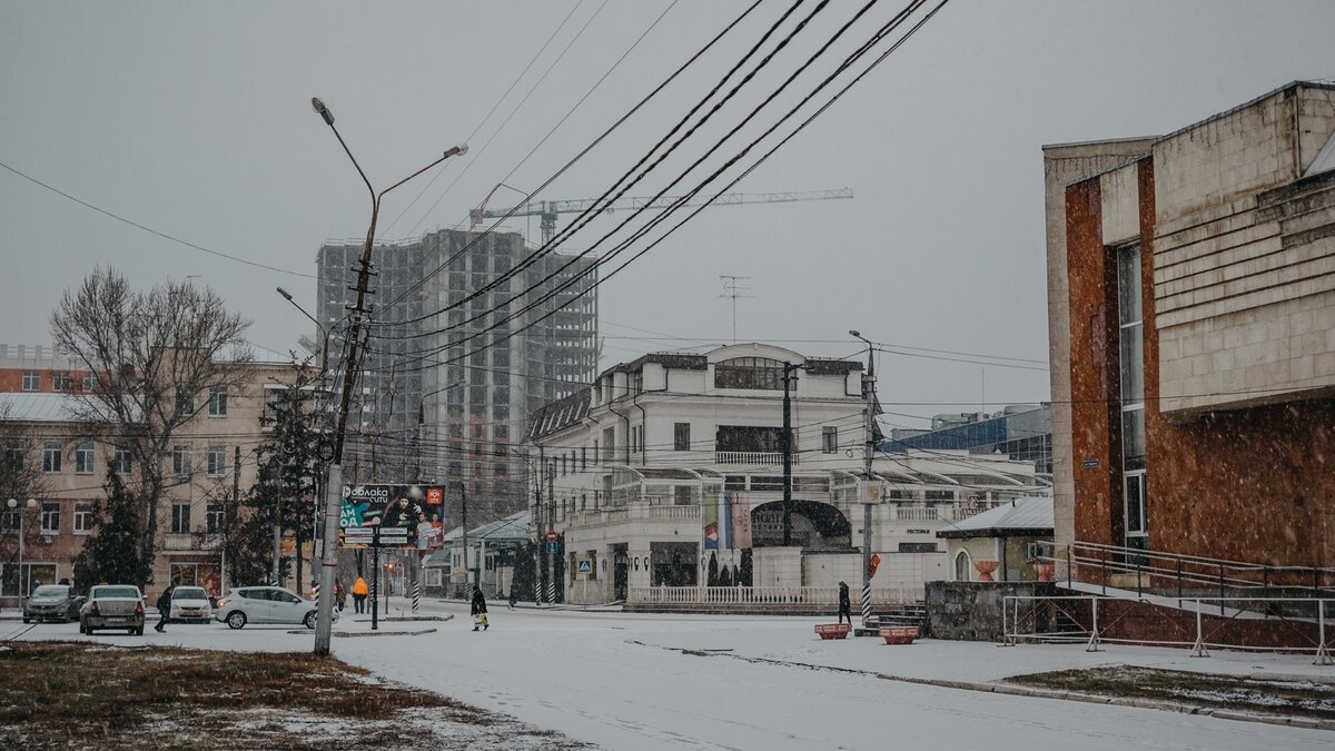Зимний Энгельс. Фото Владимира Соломатина