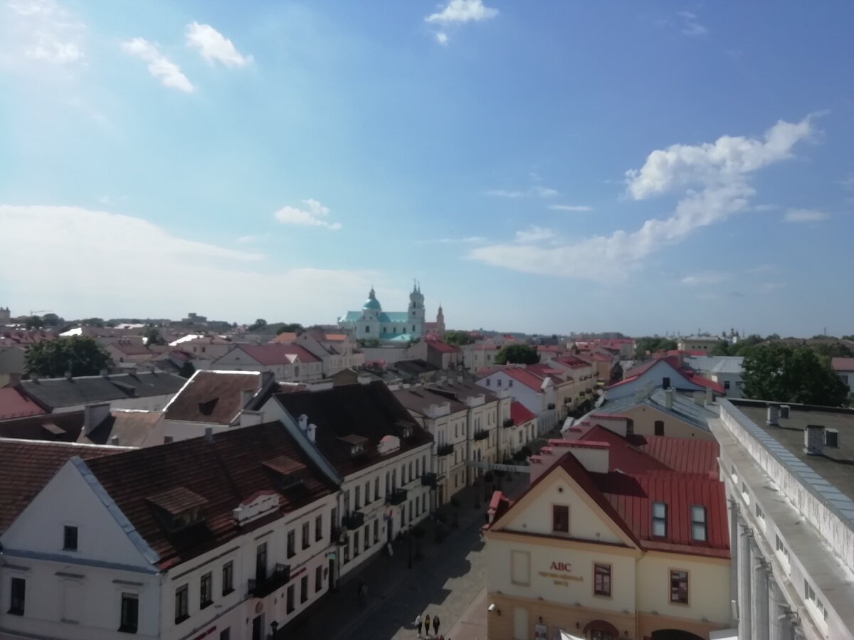 Вид на старый Гродно