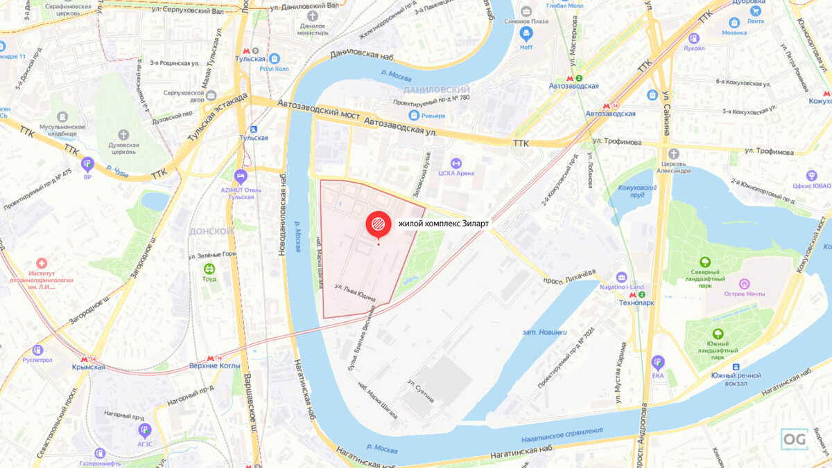 Зиларт карта москвы