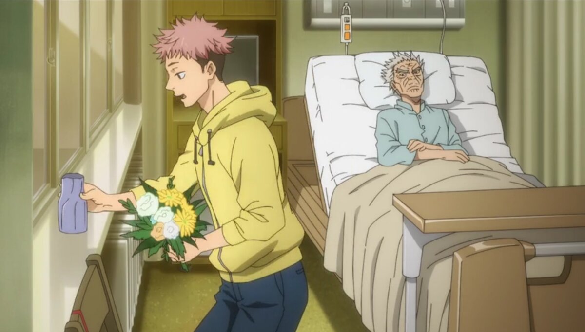 Юдзе Итадори и его дедушка