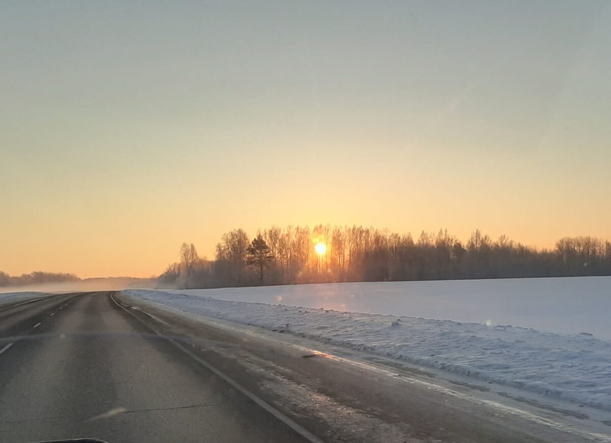 По дороге в Томск