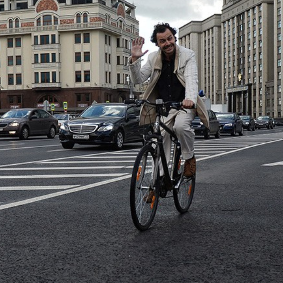 Велосипедист Автор: © Максим Блинов/РИА Новости