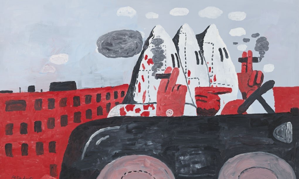 Philip Guston. In Riding Around. 1969. © The Estate of Philip Guston, courtesy Hauser & Wirth