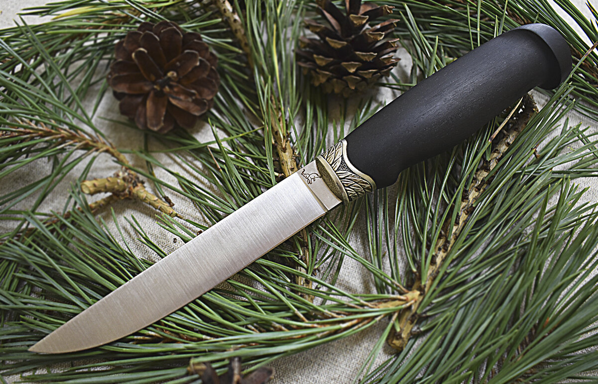 Классическая вариация ножа "Пуукко" от мастерской СЛОН&Ко.