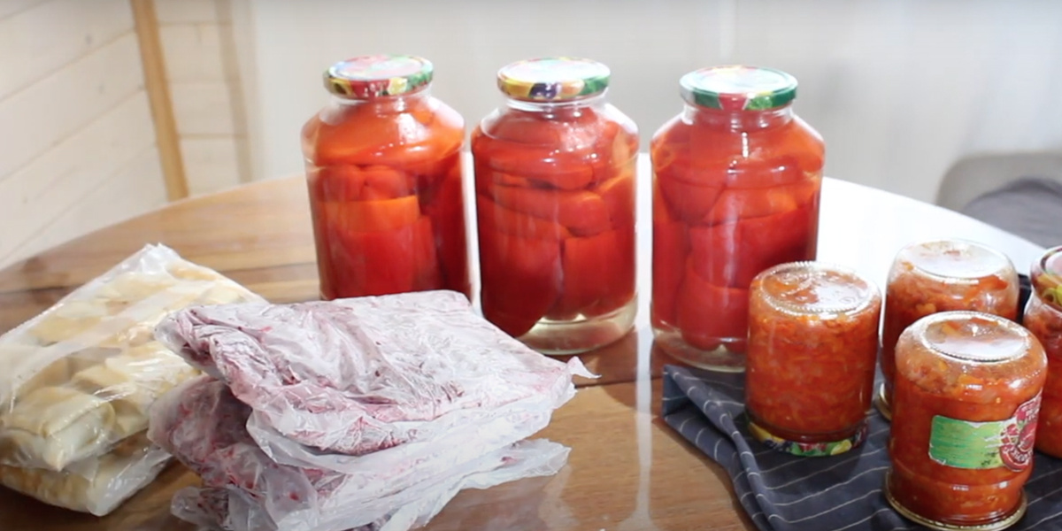 Часть моих заготовок на зиму