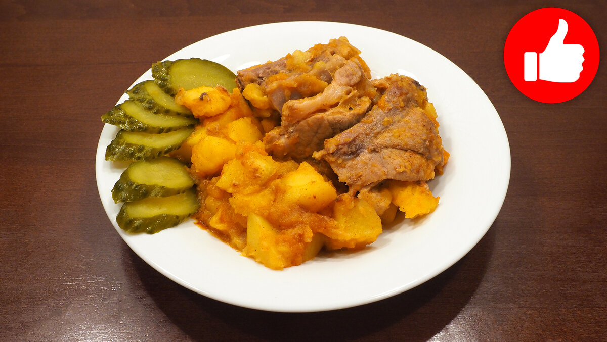 Ребрышки с картошкой в мультиварке