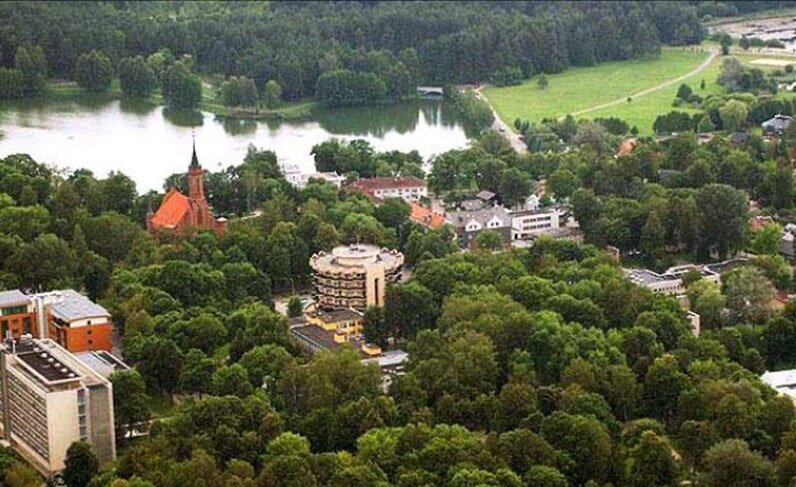Друскининкай, курортный город в Прибалтике. 