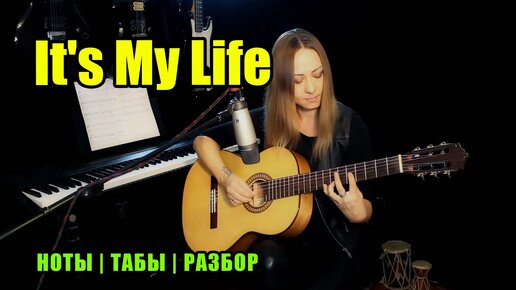 It's My Life - Bon Jovi (медленная версия) На гитаре | Разбор