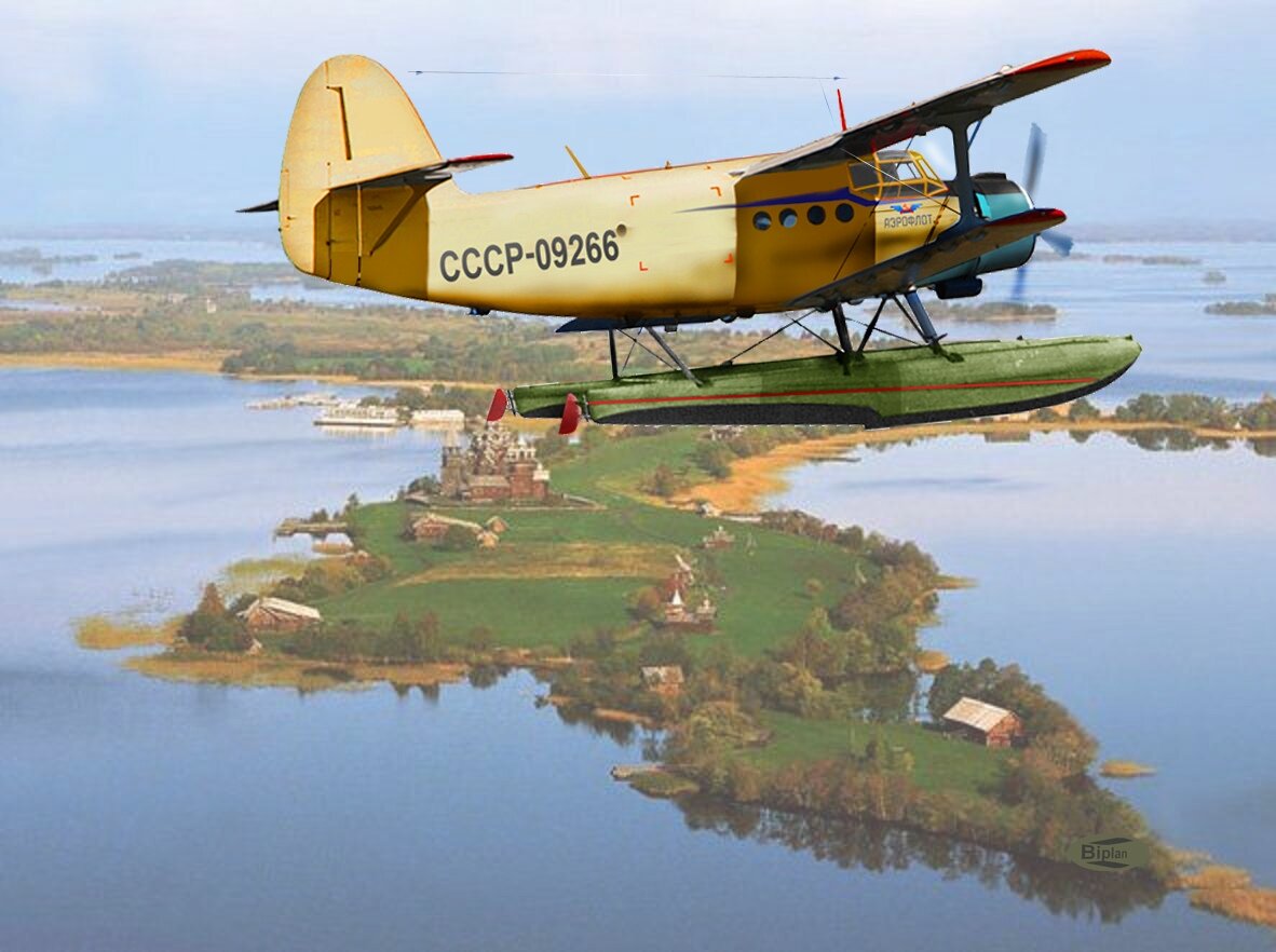                                                              поплавковый самолёт