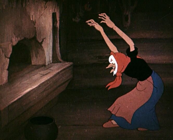 Кадр из мультфильма "Гуси-Лебеди" 