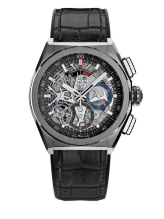 Часы бренда Zenit коллекции Defy с открытым механизмом El primero