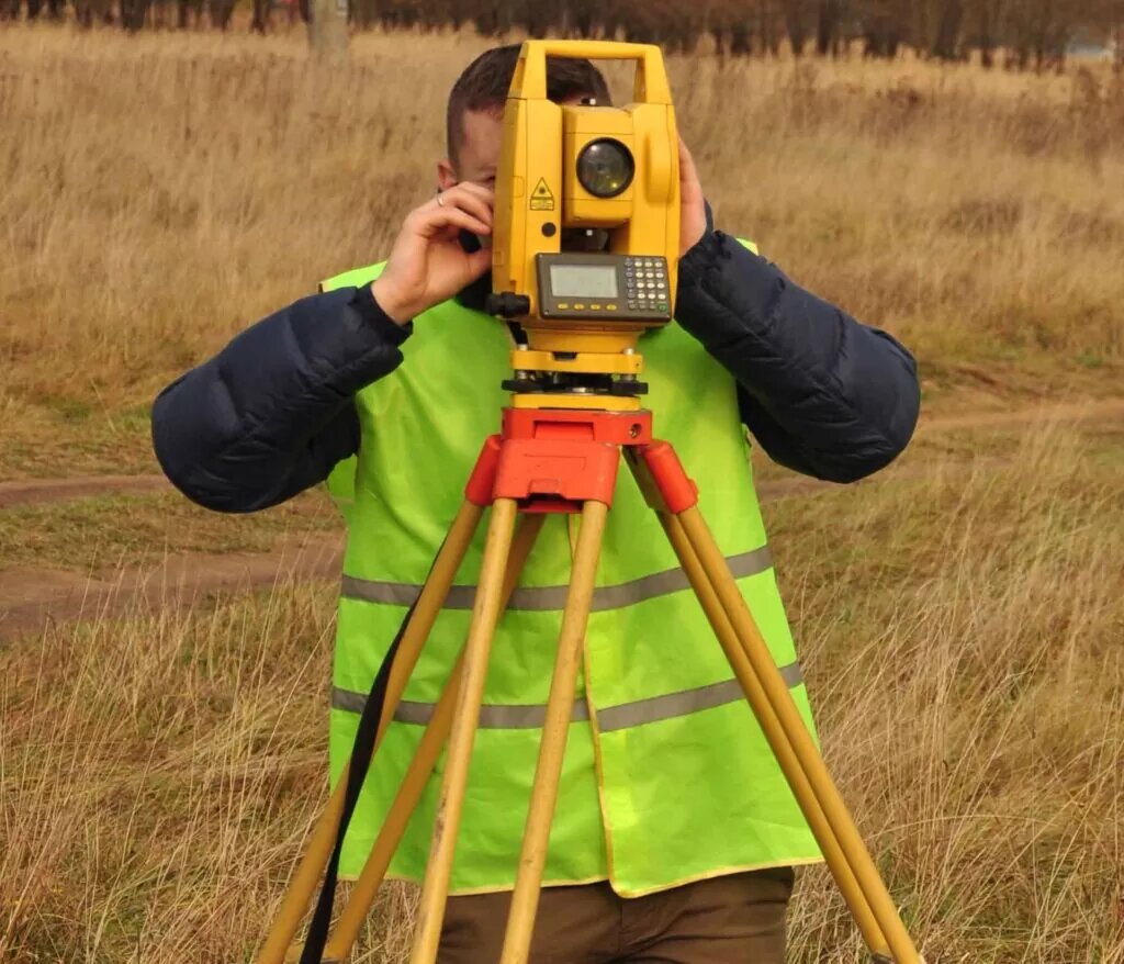 Съёмка с тахеометра