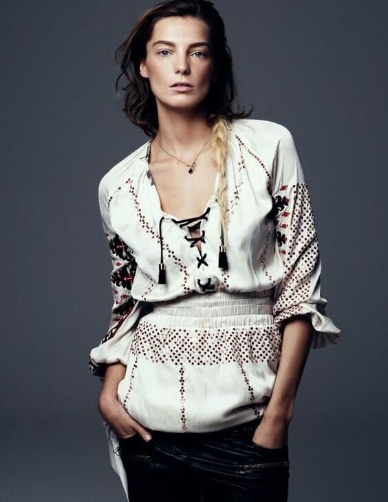 Daria Werbowy lensed by Steven Pan for Vogue Ukraine magazine March 2013.