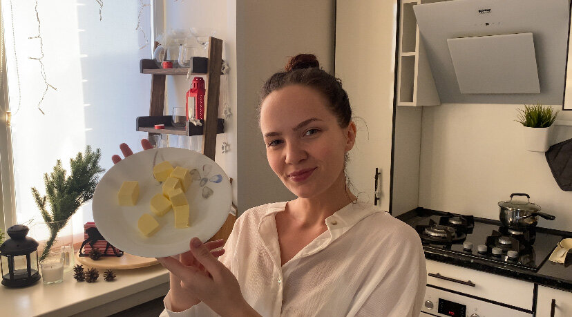 Я сразу выкладываю на тарелку