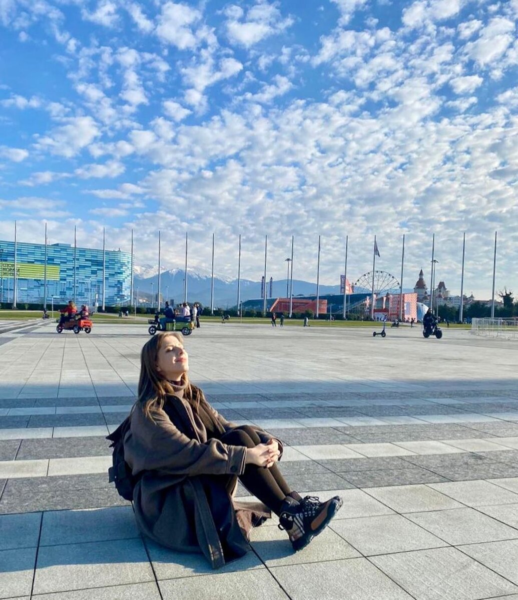 Лиза Арзамасова в Сочи. Фото: instagram.com/liza_arzamasova