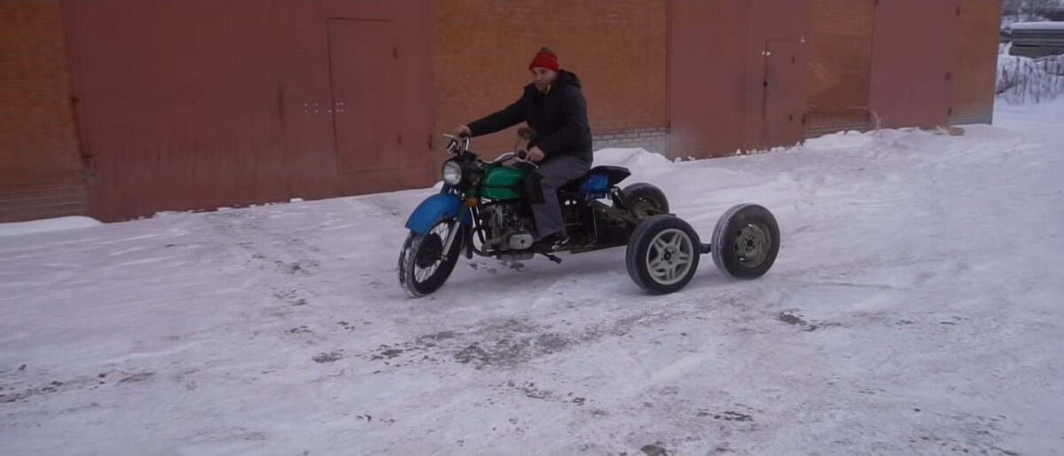Мотоцикл с кузовом: мотороллер «Муравей», квадроциклы, легендарный «Урал» и другие