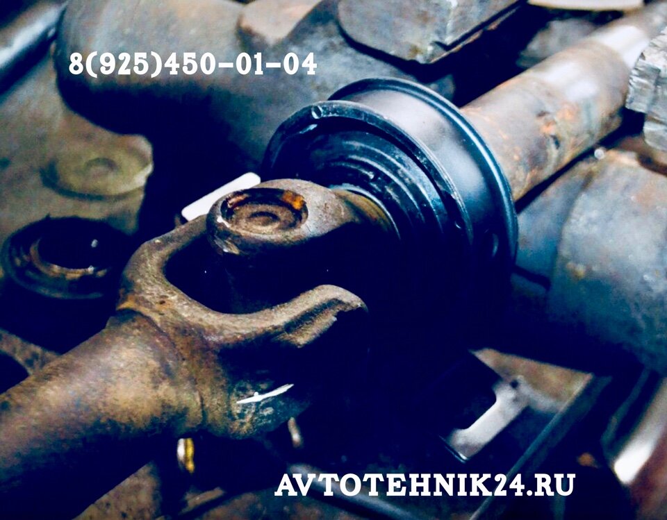 Как проводится замена подвесного подшипника грузовика ?