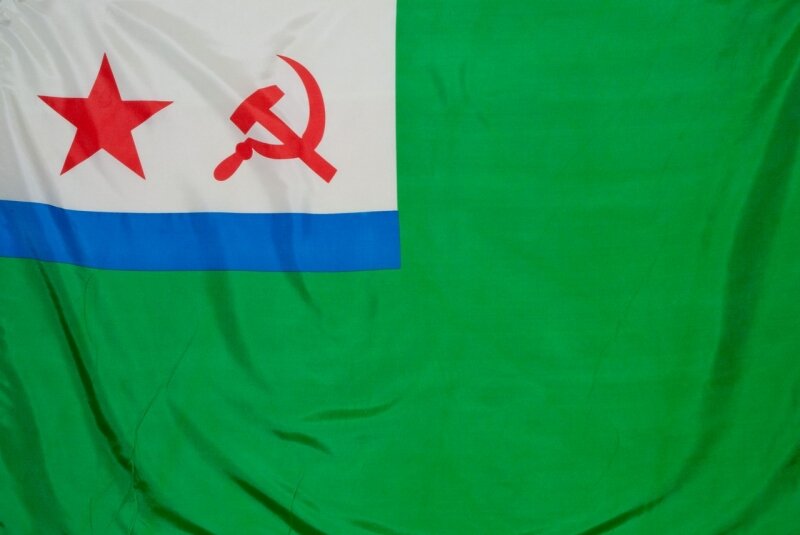 Флаг Морчастей погранвойск СССР. 