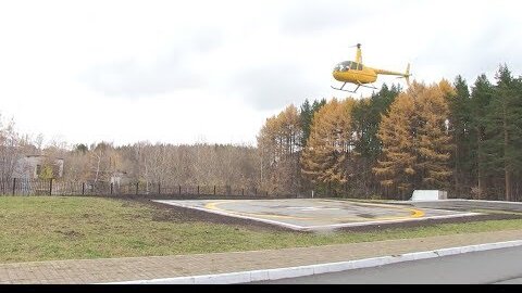 В Уфе открылась первая вертолётная площадка для санитарной авиации