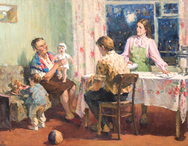 "Бабушка приехала", С.И.Медяников, 1983 г