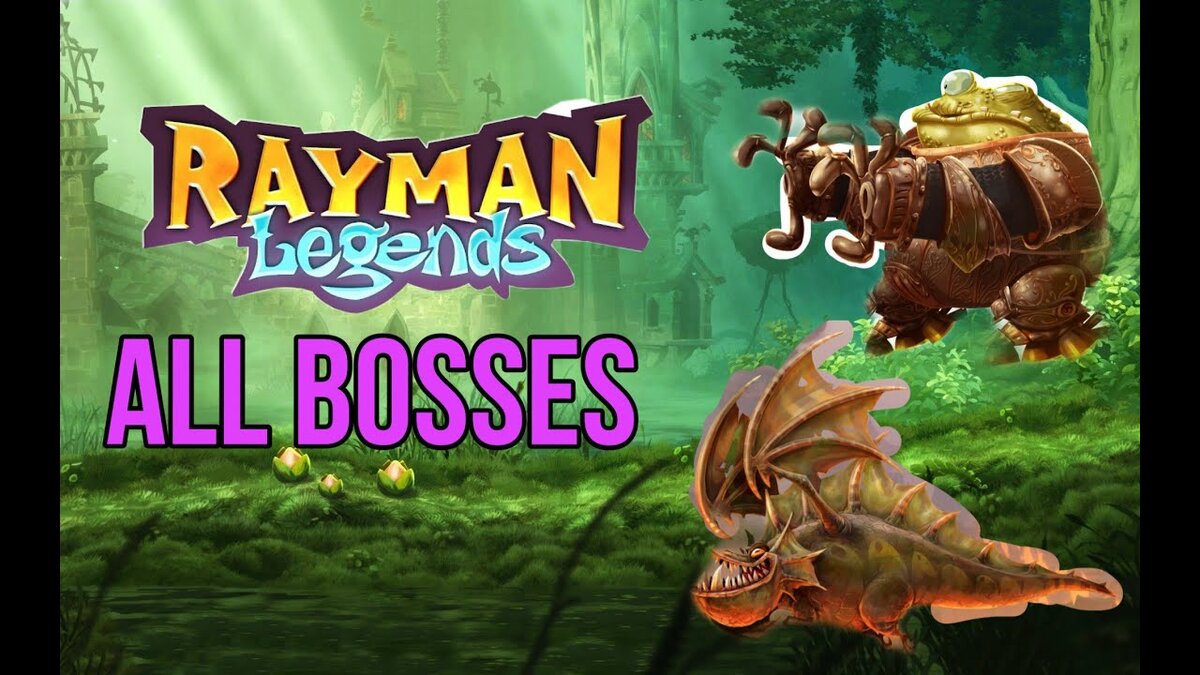 all bosses rayman legends