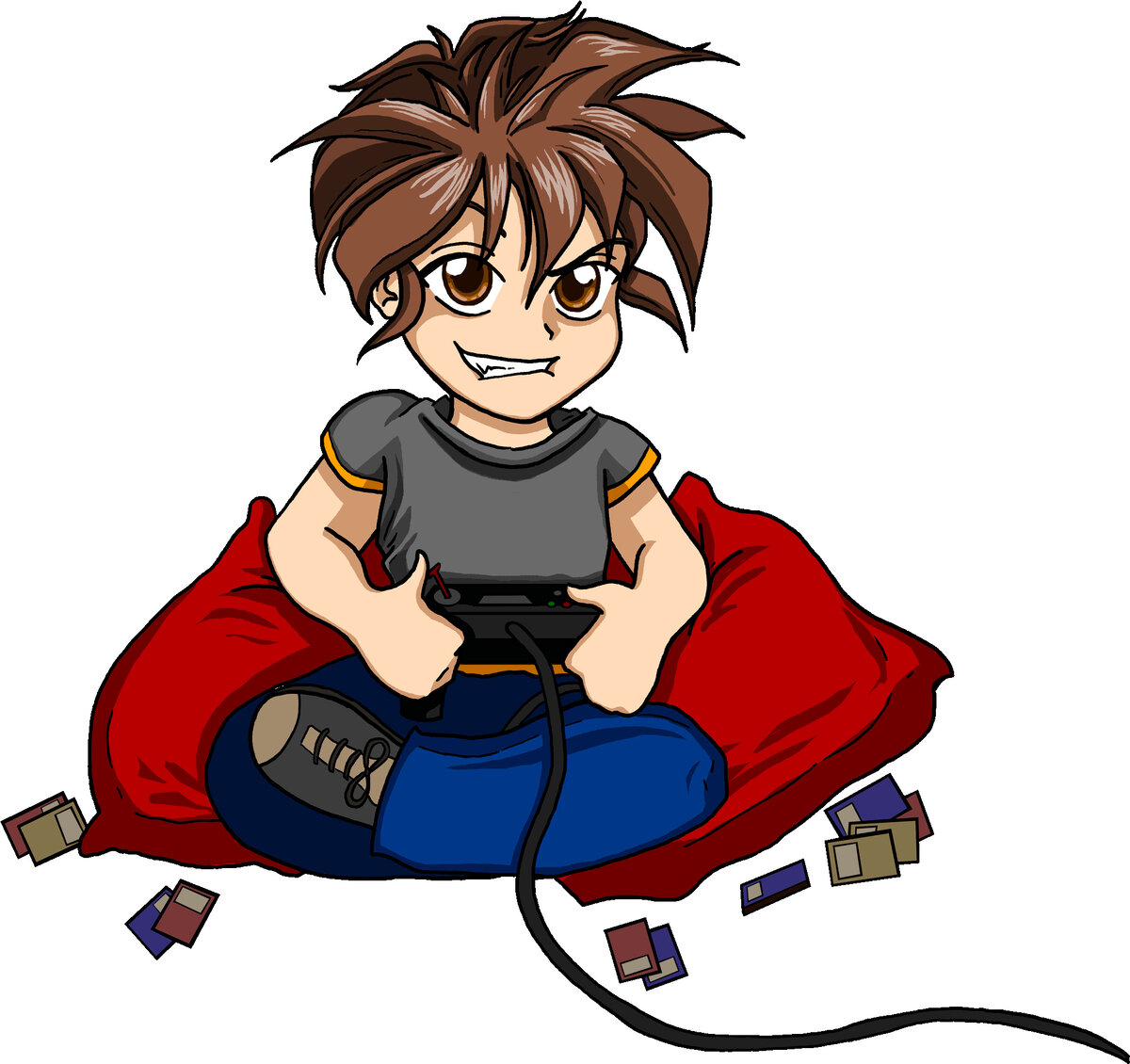 Школьник геймер
(Фото из бесплатного фотобанка)