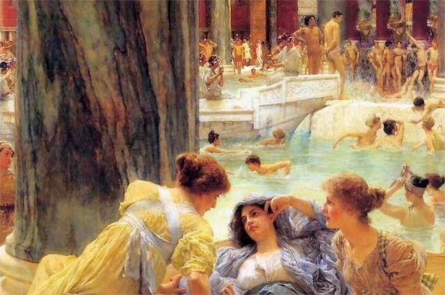 Термы Каракаллы на картине Лоуренса Альма-Тадемы, 1899 г.
