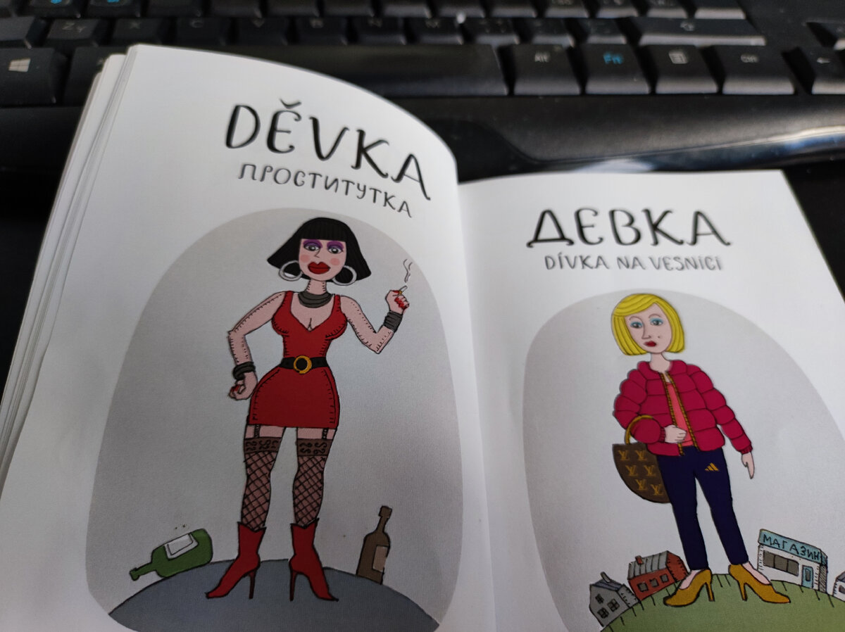 Фото автора: здесь и далее фото иллюстрация из "Веселого русско-чешского словаря", атворы - Максим и Анастасия Янбековы.