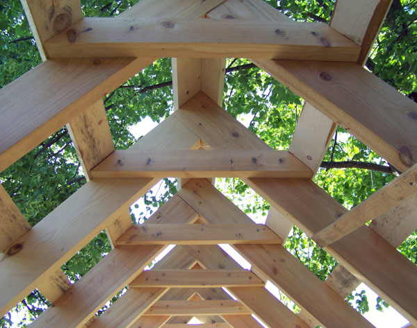 Стропила и обрешётка.