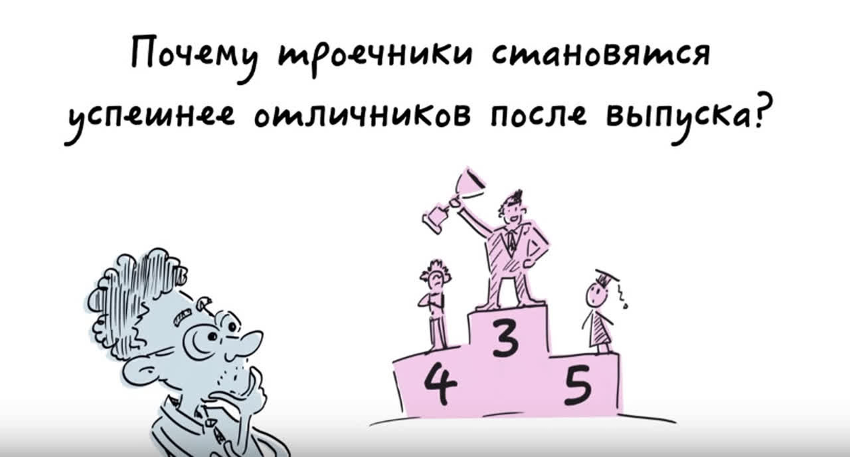 Почему двоечники и троечники часто становятся успешнее отличников? 