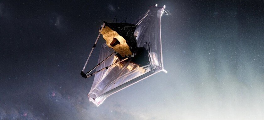   Первооткрыватель нового астероида — «Джеймс Уэбб» в космосе. Фото: NASA's James Webb Space Telescope