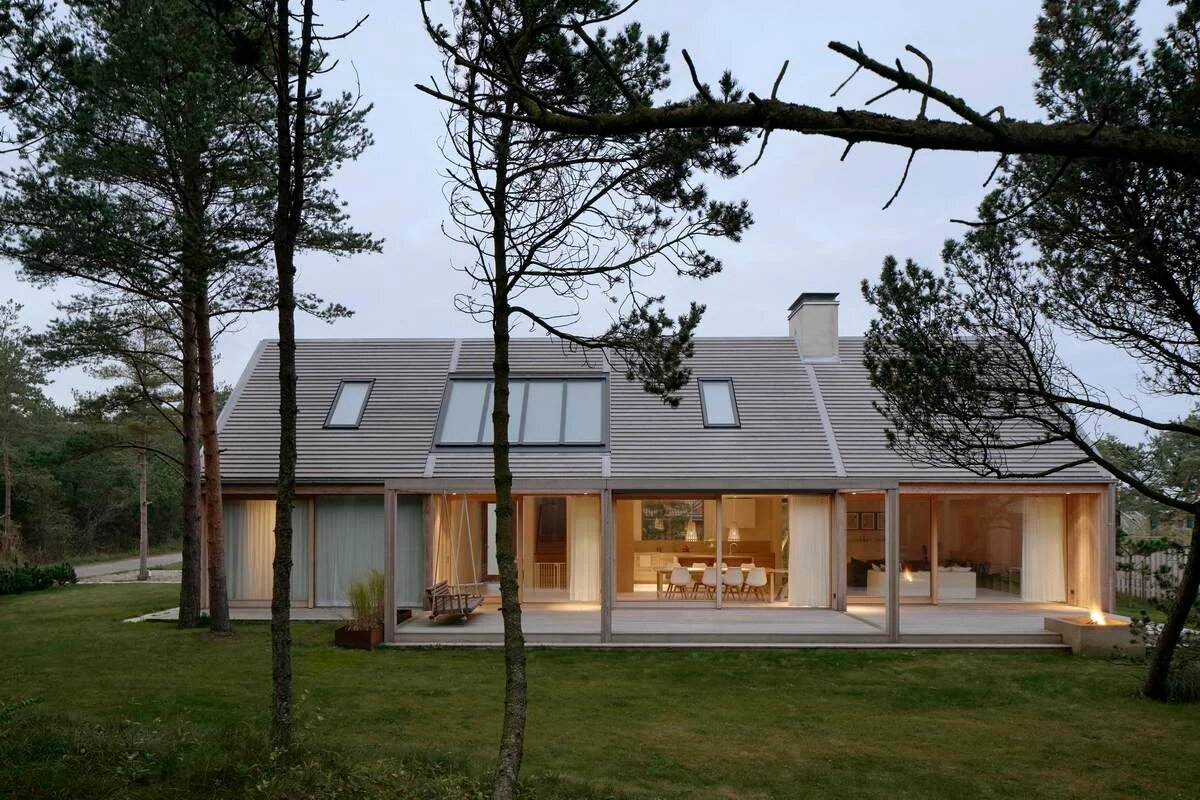 Дизайн интерьера деревенского дома в шведском стиле