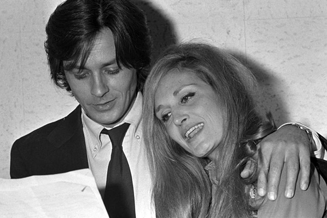 Далида и Ален Делон