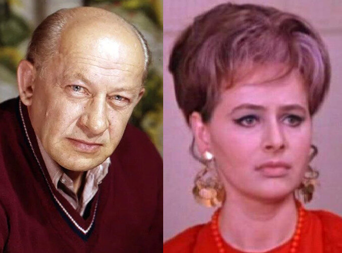 Евгений Евстигнеев и Лилия Журкина.Фото Яндекс.Картинки.