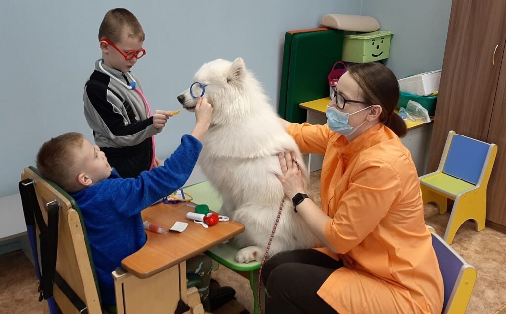 Реабилитация детей-инвалидов с помощью собак: положительный опыт