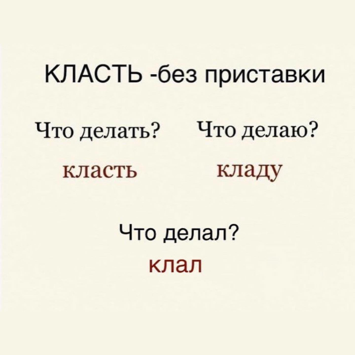 Поклади на стол как пишется