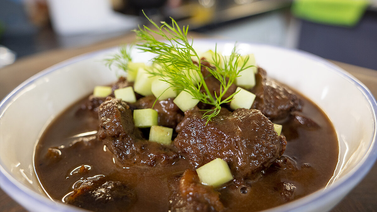 Говядина в квасе