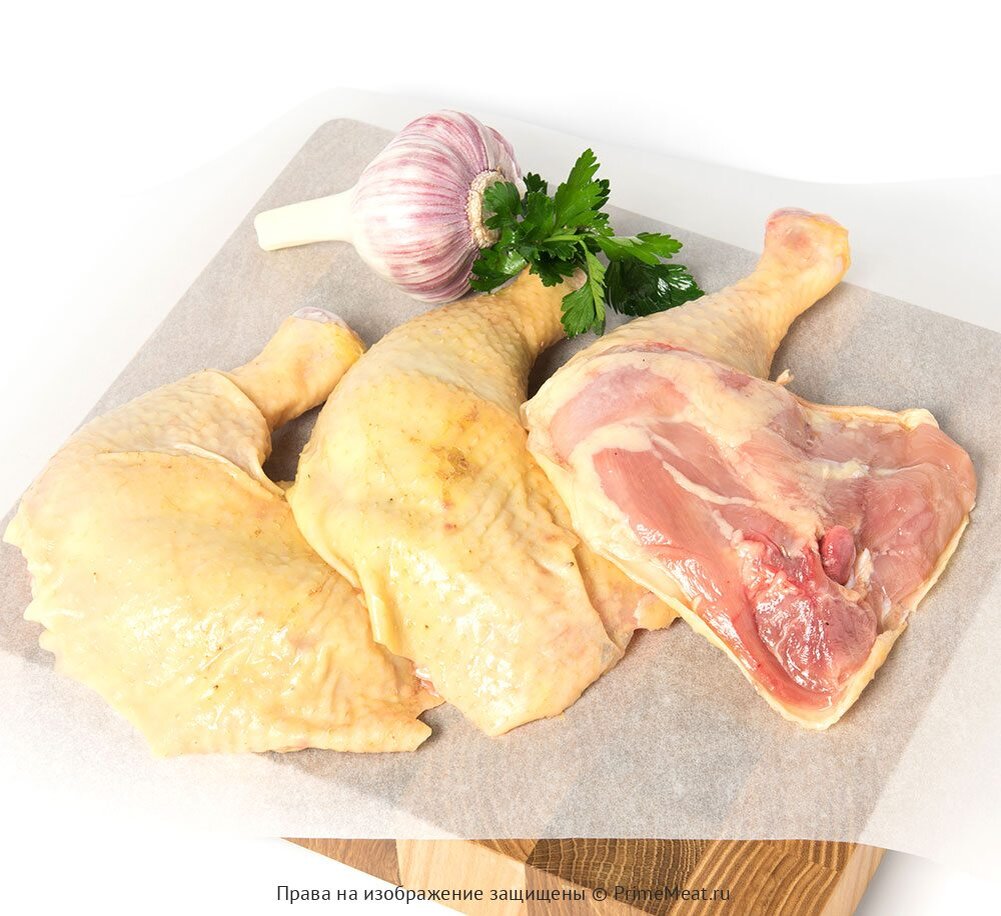 Окорочка куриные фермерские - 428 руб за 1 кг