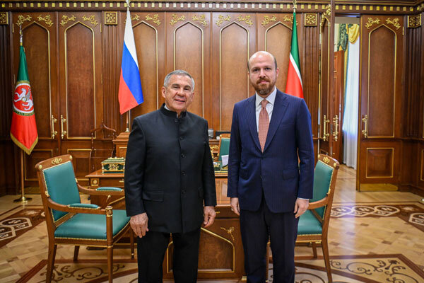 Рустам Минниханов и Биляль Эрдоган. Фото взято из открытых источников