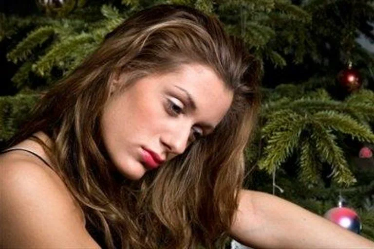 грустная женщина