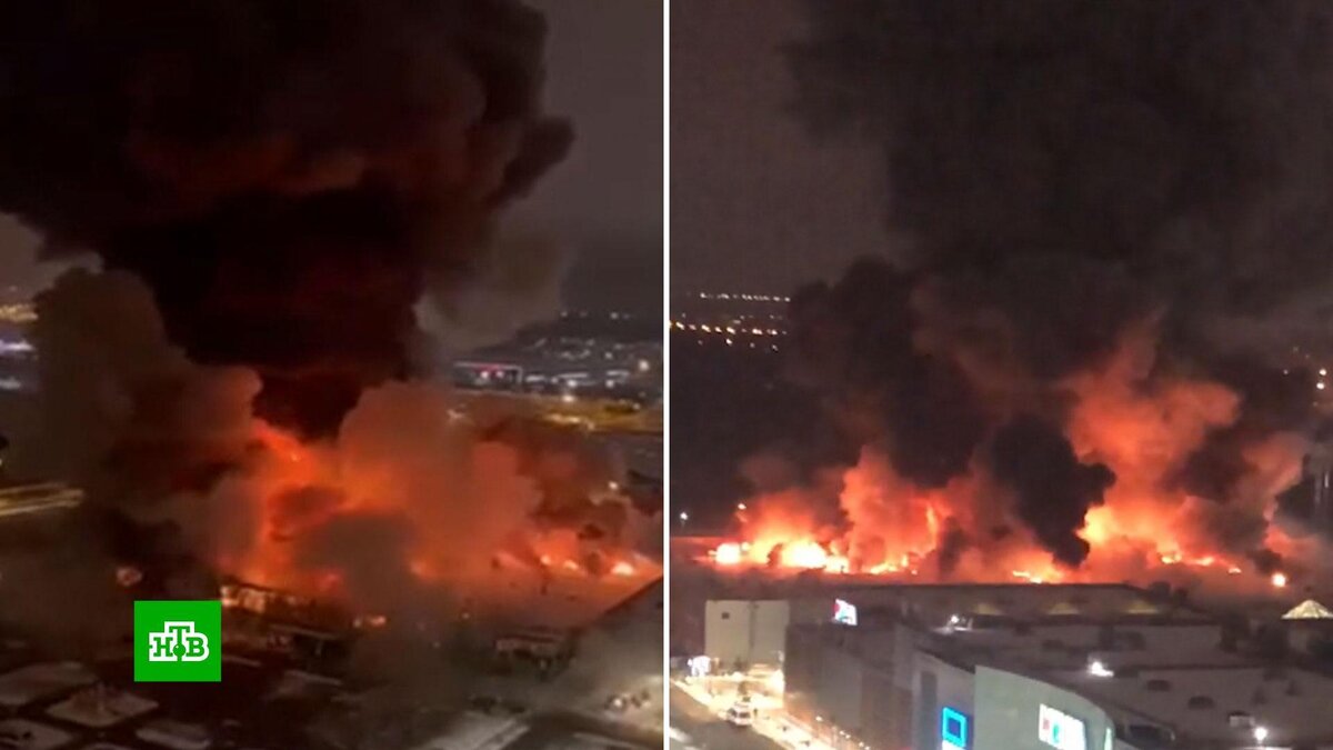    Названы предварительные причины пожара в ТЦ «Мега Химки»