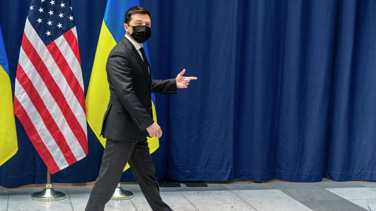    Президент Украины Владимир Зеленский в Мюнхене© AP Photo / Andrew Harnik