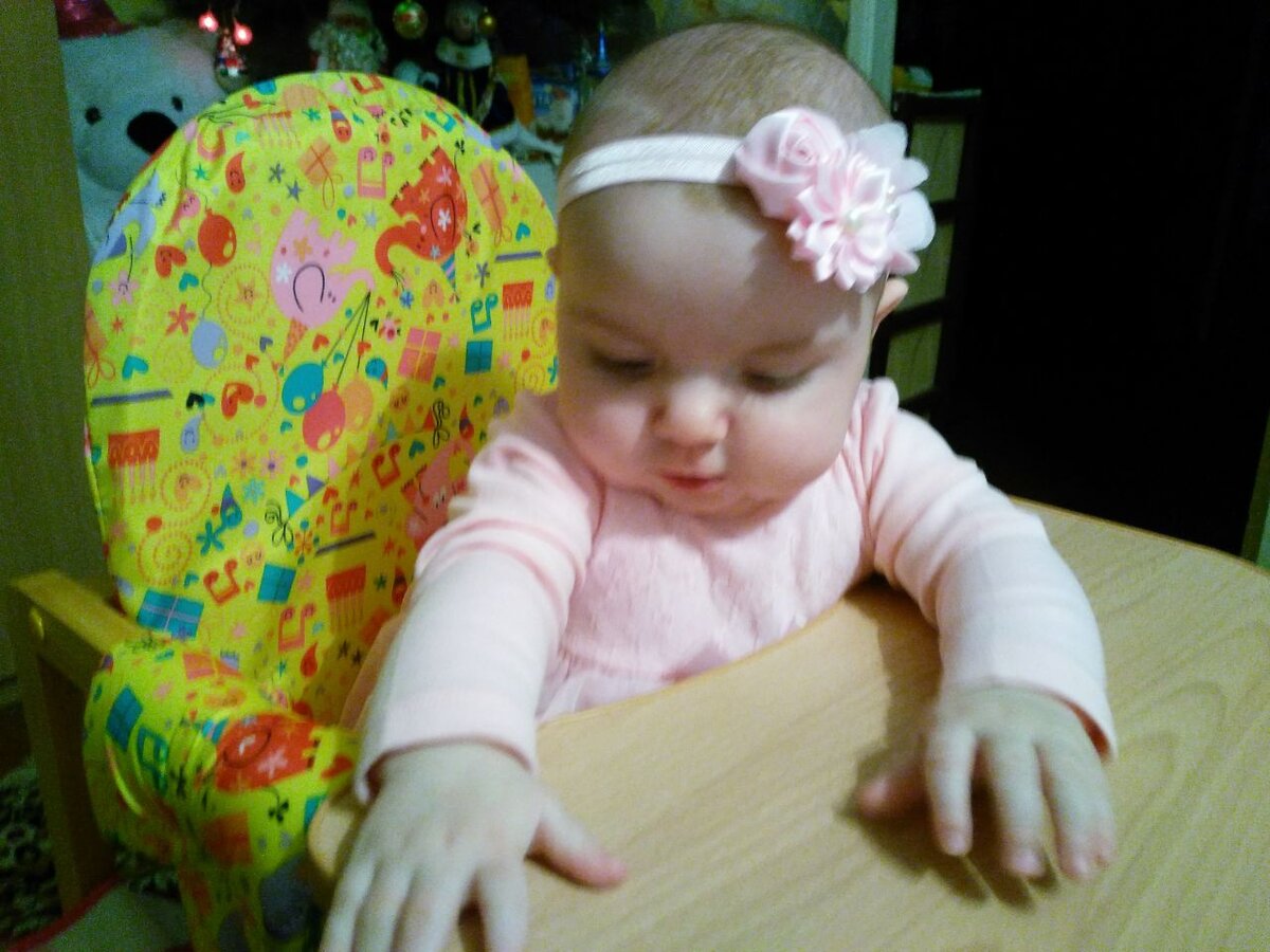 Вот и подросли первый новый год нашей принцессы. 