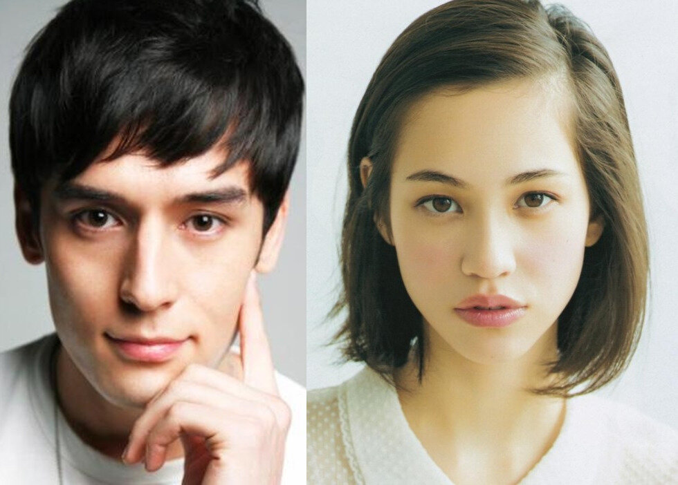 У Джулиена Кана отец кореец, а мать француженка.                                                                      Мизухара Кико. Отец - американец, мать - кореянка.