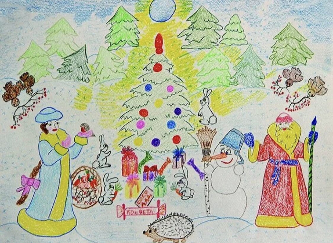 Рисунки 2017 год. Новогодние рисунки. Рисунок на новогоднюю тему. Рисунки для нового года. Детские новогодние рисунки.
